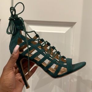 CHARLOTTE RUSSE lace up heels